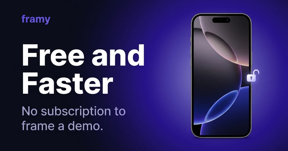 DeviceFrames vs Framy: Do You Need the 3D Editor? — Framy iPhone mockup guide cover image