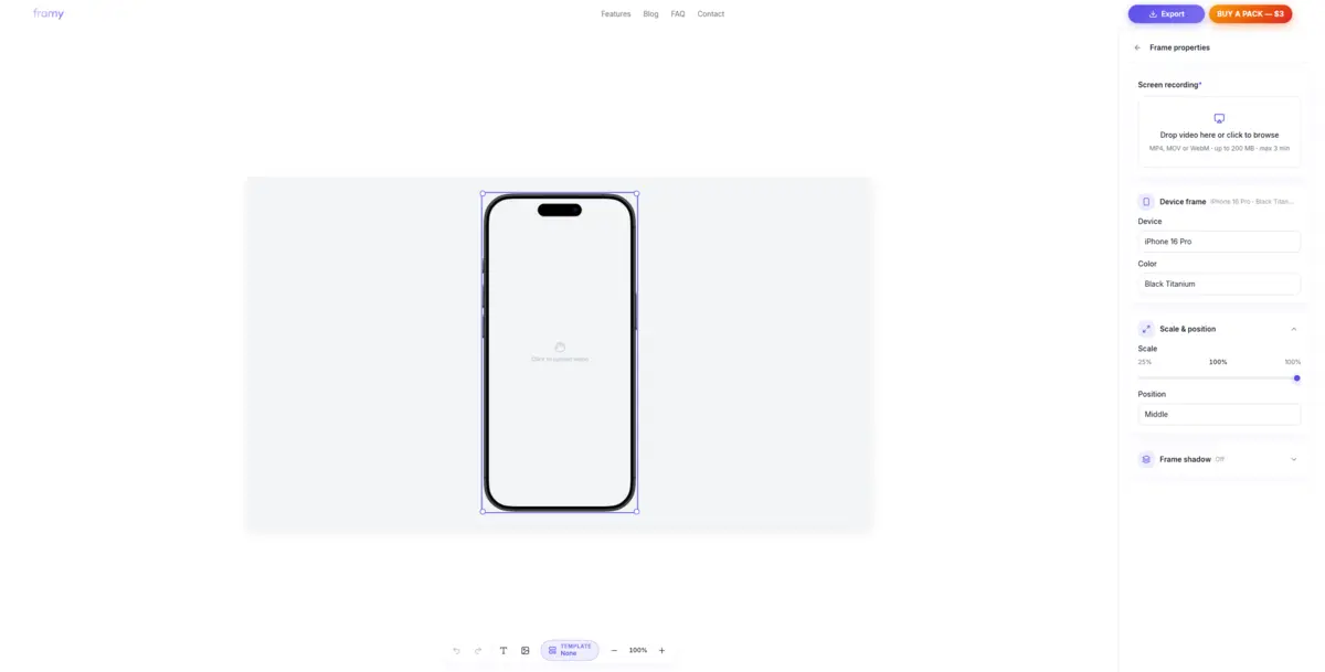 How to Put a Video in an iPhone Frame (Free, No App) — Framy iPhone mockup guide cover image