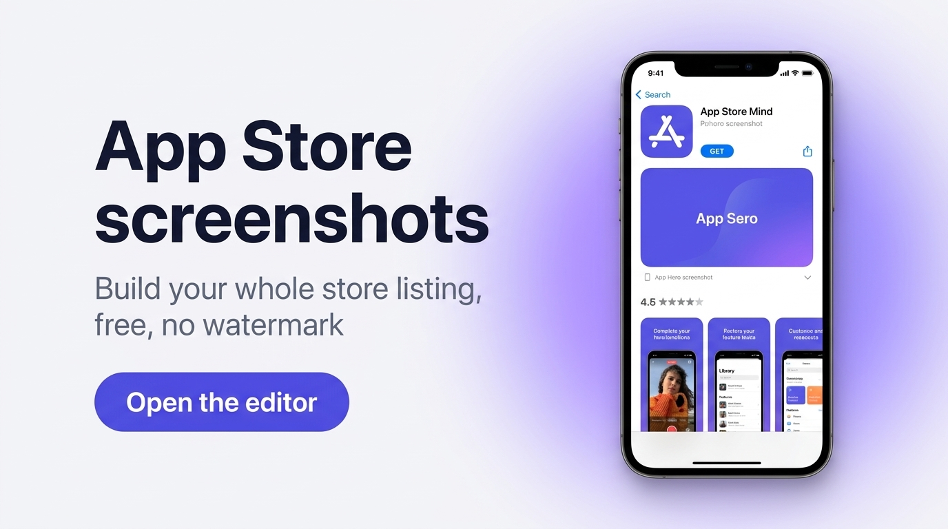 App Store screenshots built in Framy inside a real iPhone frame
